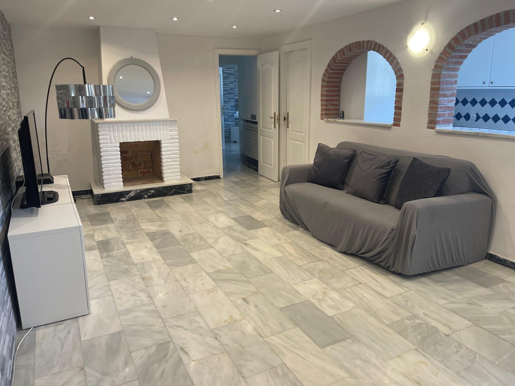 Downstairs lounge area